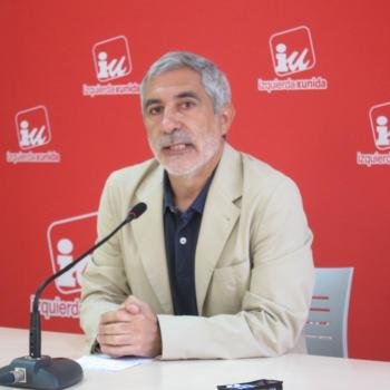 El diputado de IU en el Congreso por Asturias, Gaspar Llamazares