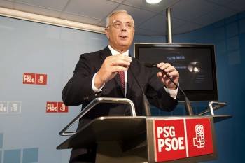 El secretario general de los socialistas gallegos, Pachi Vázquez. (Foto: ÓSCAR CORRAL)