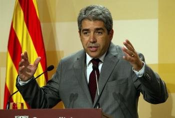El portavoz del gobierno catalán Francesc Homs
