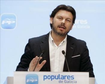 El portavoz del PP de Galicia, Antonio Rodríguez Miranda