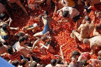 Tomatazos en Buñol