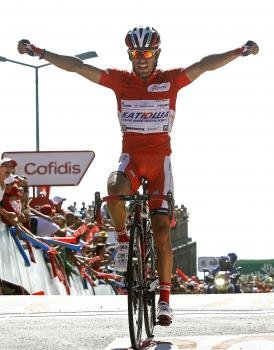 El líder de la Vuelta, Joaquim Rodríguez (Foto: EFE)