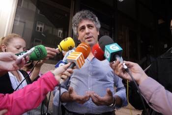 O voceiro de Compromiso por Galicia, Xosé Manuel Pérez Bouza. (Foto: XESÚS FARIÑAS)