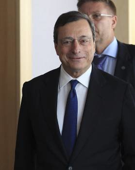 El presidente del Banco Central Europeo, Mario Draghi. (Foto: OLIVIER HOSLET)