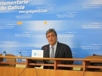  El portavoz parlamentario del PPdeG, Pedro Puy. 