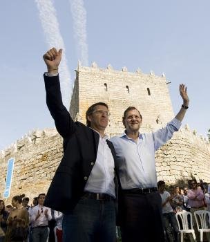 Mariano Rajoy y Alberto Nuñez Feijóo