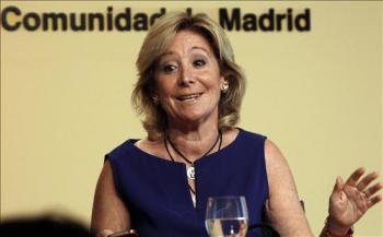 La presidenta de Madrid, Esperanza Aguirre