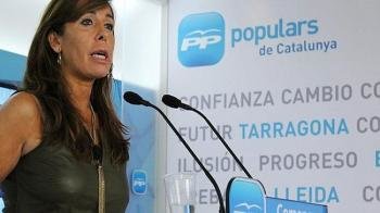 La presidenta del PPC, Alícia Sánchez-Camacho