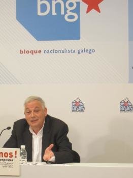 El portavoz nacional del BNG, Guillerme Vázquez