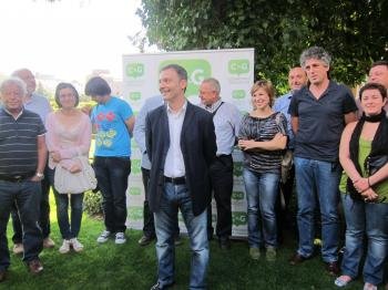  Representantes de los grupos que se integran en Compromiso por Galicia.