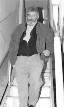 Oubiña, poco antes de su ingreso en prisión en el año 2000 (Foto: Javier Lizón)