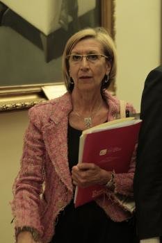 La líder de Unión, Progreso y Democracia (UPyD), Rosa Díez