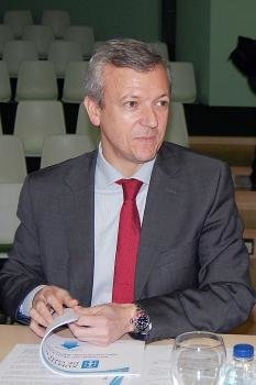 El Conselleiro Alfonso Rueda