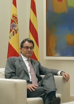  El presidente de la Generalitat, Artur Mas