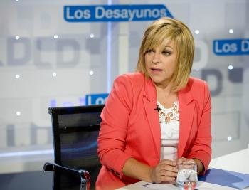  Elena Valenciano en los Desayunos de TVE. 