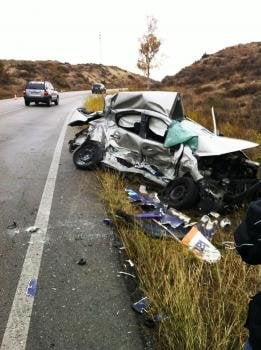 Urxencias Sanitarias de Galicia-061 asistió durante el fin de semana a 97 personas debido a 70 accidentes de tráfico registrados en las carreteras gallegas.