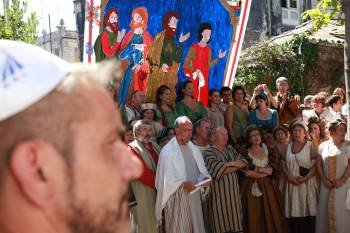 La pasada edición de la Festa da Istoria volvió a concentrar a numeroso público. (Foto: JOSÉ PAZ)