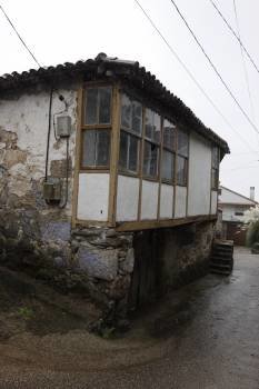 La casa familiar de Lino Núñez, en Redemuíños. (Foto: XESÚS FARIÑAS)