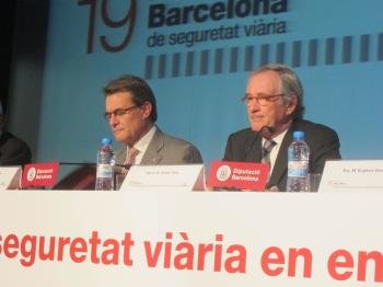 El pte. De la Generalitat, Artur Mas, y el alcalde de Barcelona, Xavier Trias.