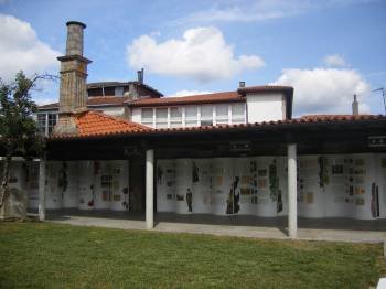La 'Horta da palabra' de la casa-museo de la Fundación Curros Enríquez de Celanova