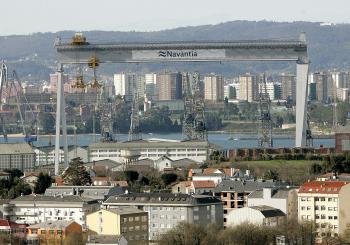 Astillero de Navantia en Ferrol, en donde se construiría uno de los dos floteles (Foto: Archivo)