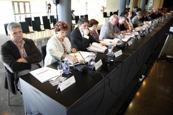 Participantes en la reunión del Consejo General de la Ciudadanía Española en el Exterior. (Foto: VICENTE PERNÍA)