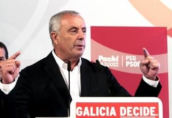 El candidato socialista a la presidencia de la Xunta de Galicia, Pachi Vázquez (Foto: EFE)
