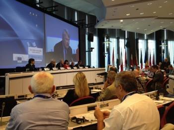 Reunión de la Comisión Europea, en Bruselas.