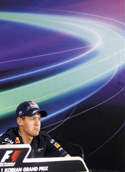El piloto alemán de Fórmula Uno Sebastian Vettel, de Red Bull