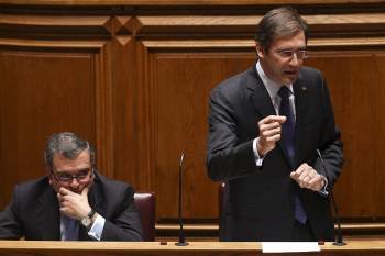 Passos Coelho defiende sus medidas en el Parlamento. (Foto: MARIO CRUZ)