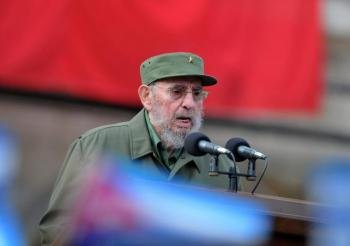 El expresidente de Cuba Fidel Castro