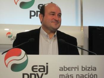 El presidente del EBB y candidato por el PNV, Andoni Ortuzar
