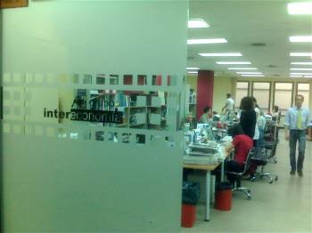 Sala de redacción del grupo de comunicación Intereconomía, que preside Julio Ariza. (Foto: ARCHIVO)