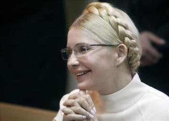 La encarcelada ex primer ministra ucraniana Yulia Timoshenko