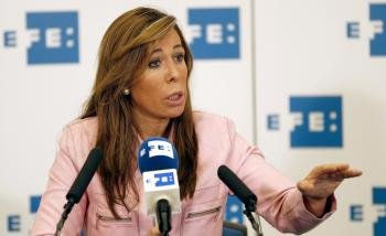  La presidenta del PP Català y candidata a la presidencia de la Generalitat, Alicia Sánchez-Camacho,