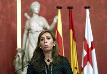 La candidata del PPC a la Generalitat, Alicia Sánchez-Camacho