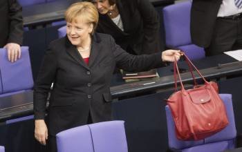La canciller Angela Merkel en el Parlamento alemán. (Foto: MICHAEL KAPPELER)