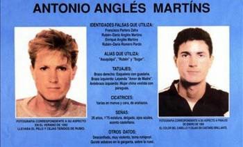 Imagen de la ficha policial de Antonio Anglés, considerado autor material del crimen. (Foto: ARCHIVO)