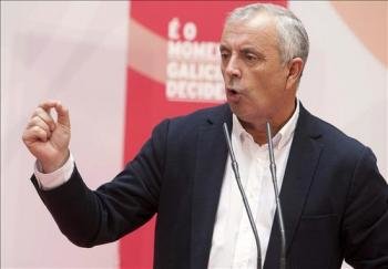 El líder del PSdeG, Manuel 'Pachi' Vázquez