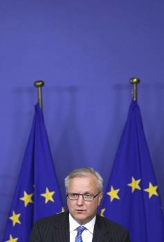 Olli Rehn, vicepresidente económico de la Comisión Europea. (Foto: OLIVIER HOSLET)