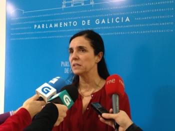  La presidenta del Parlamento, Pilar Rojo. 