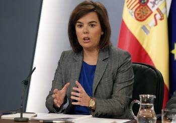 Soraya Sáenz de Santamaría, vicepresidenta del Gobierno. (Foto: PACO CAMPOS)