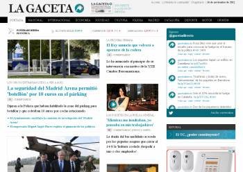 Página web del diario perteneciente al grupo Intereconomía.