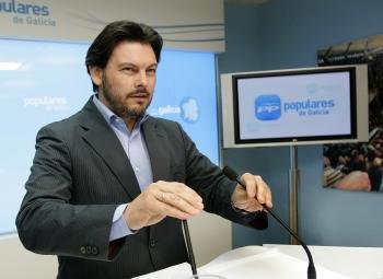 El portavoz del Partido Popular en Galicia, Antonio Rodríguez Miranda