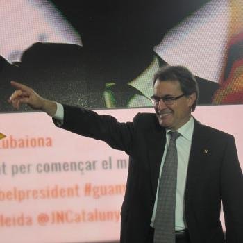 El candidato de CiU, Artur Mas