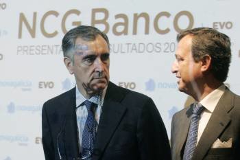 Castellano y González Bueno en la presentación de resultados. (Foto: ARCHIVO)