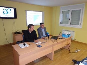 Javier Rodríguez y Alberto Villar, en la presentación del programa, el pasado mes de octubre.