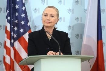  La secretaria de estado estadounidense, Hillary  Clinton