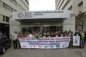 Protesta del mes de octubre por los recortes en sanidad. (Foto: MARCOS ATRIO)
