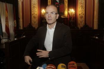 José Ángel Vázquez Barquero, durante su comparecencia. (Foto: MIGUEL ÁNGEL)
